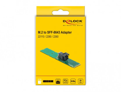 DeLOCK 63145 nätverkskort/adapters Intern SFF-8643