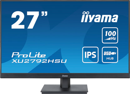 iiyama ProLite XU2792HSU-B6 platta pc-skärmar 68,6 cm (27") 1920 x 1080 pixlar Full HD LED Svart