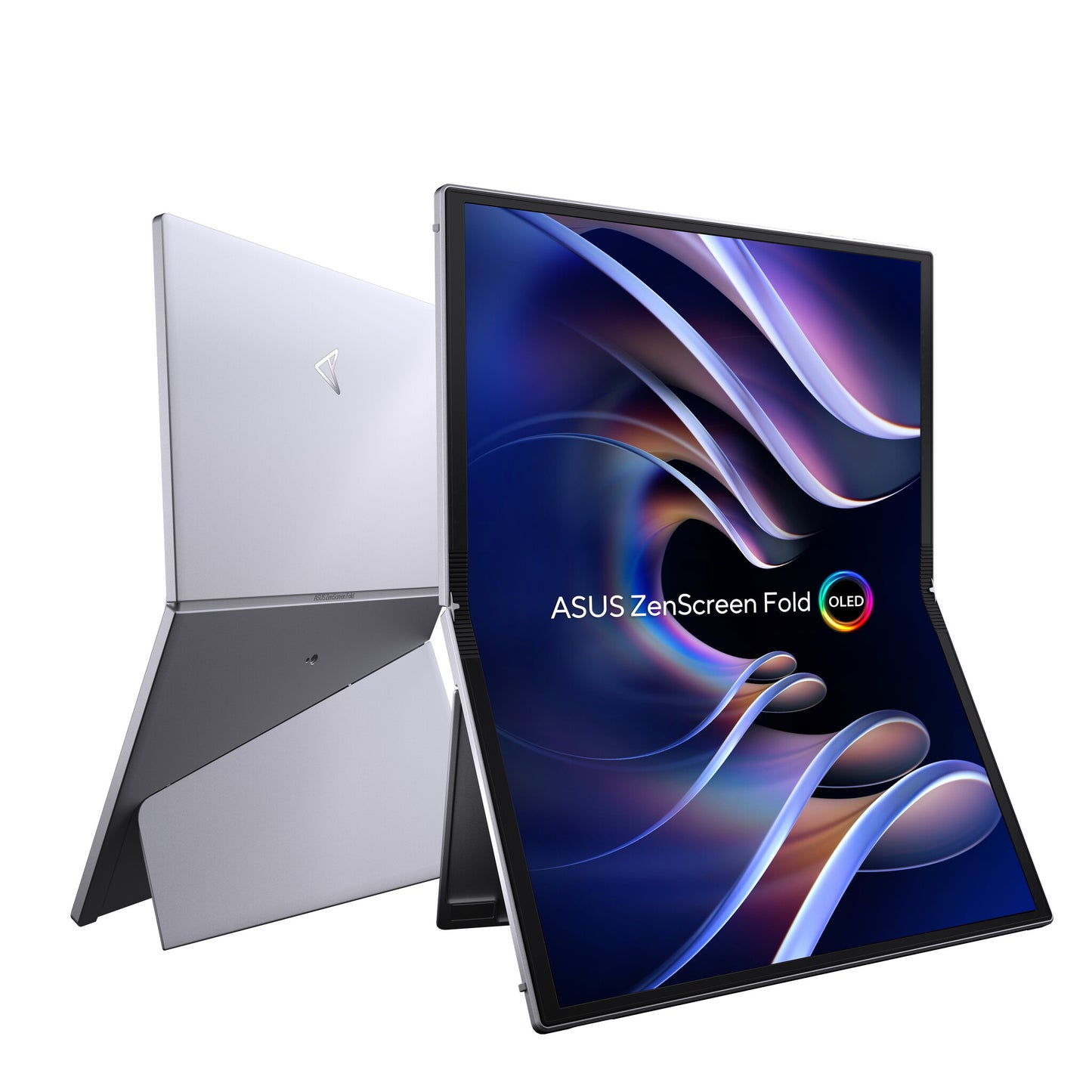ASUS ZenScreen Fold OLED MQ17QH platta pc-skärmar 43,9 cm (17.3") 2560 x 1920 pixlar Quad HD Silver