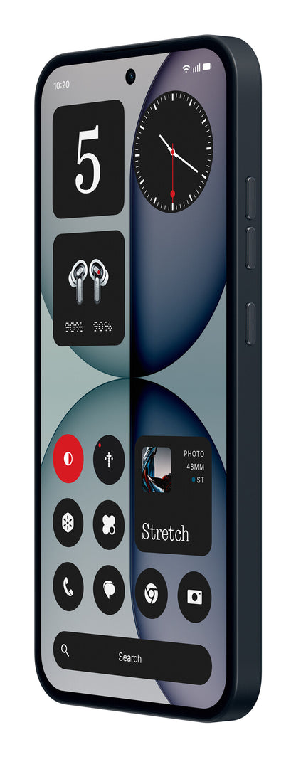 Nothing 4a 17,2 cm (6.78") Dubbla SIM-kort Android 16.0 5G 12 GB 256 GB 5080 mAh Svart