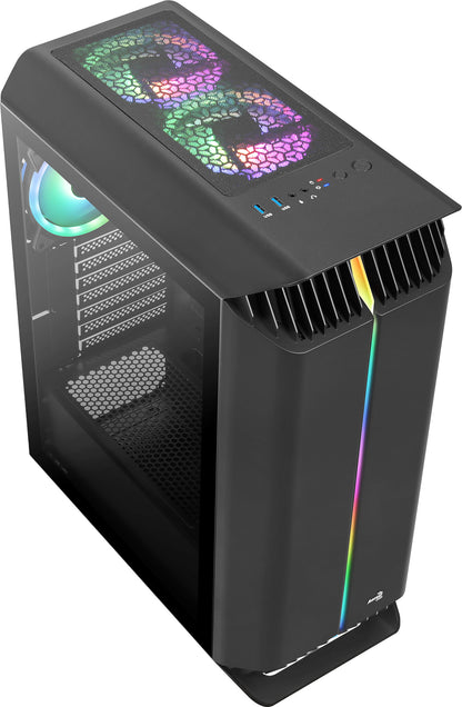 Aerocool Gladiator Duo Midi Tower Svart