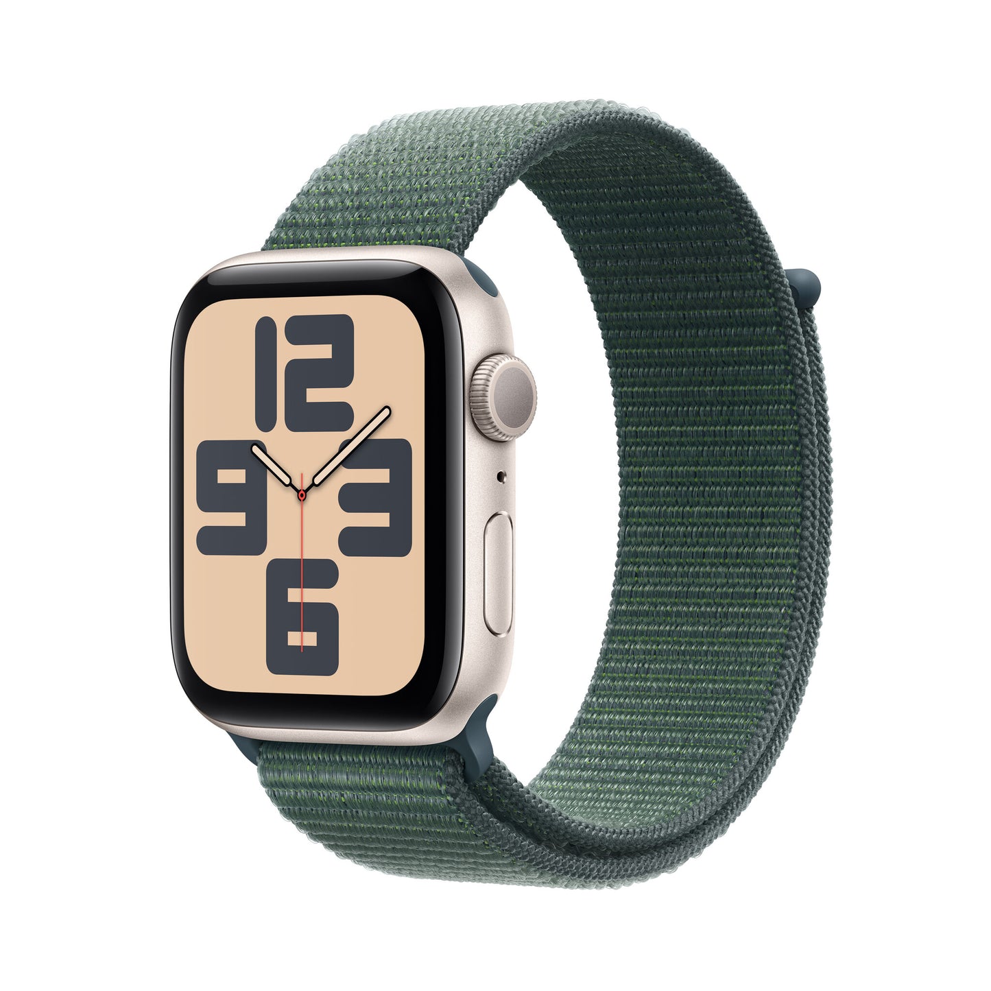 Apple Watch SE OLED 44 mm Digital 368 x 448 pixlar Pekskärm Beige Wi-Fi GPS