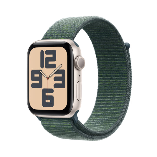 Apple Watch SE OLED 44 mm Digital 368 x 448 pixlar Pekskärm Beige Wi-Fi GPS