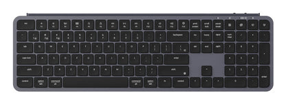 Keychron B6P-K1-BO tangentbord Hem / Kontor USB + RF Wireless + Bluetooth Grå