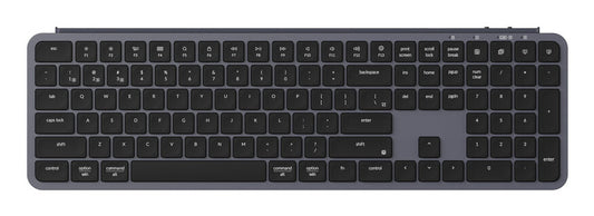 Keychron B6P-K1-BO tangentbord Hem / Kontor USB + RF Wireless + Bluetooth Grå