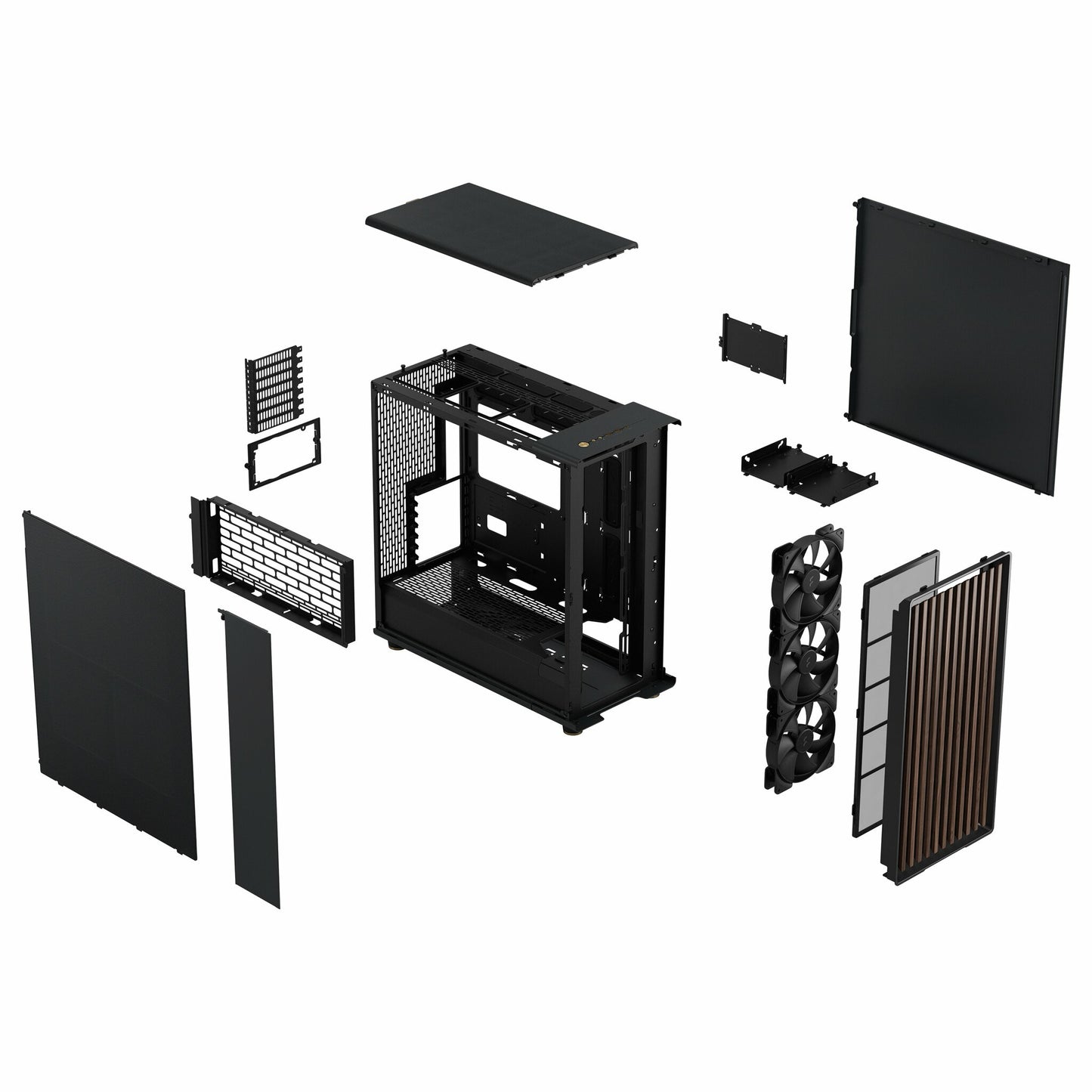Fractal Design North XL Midi Tower Svart, Kol