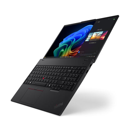 Lenovo ThinkPad T16 Gen 4 (AMD) Copilot+ PC AMD Ryzen AI 7 350 Bärbar dator 40,6 cm (16") WUXGA 32 GB DDR5-SDRAM 1 TB SSD Wi-Fi 7 (802.11be) Windows 11 Pro tyska Svart