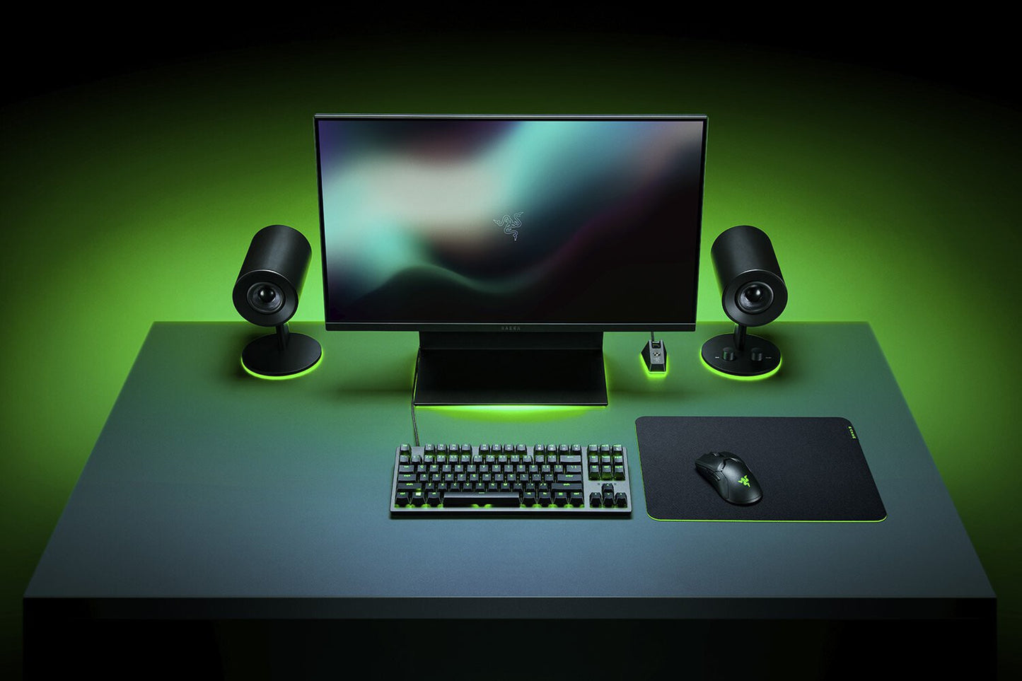 Razer Gigantus V2 - XXL Spelmusmatta Svart, Grön