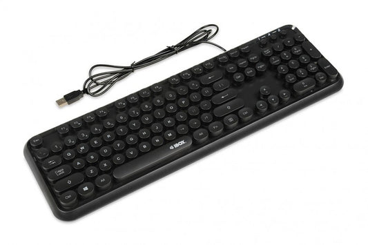 iBox PULSAR tangentbord USB QWERTY Svart