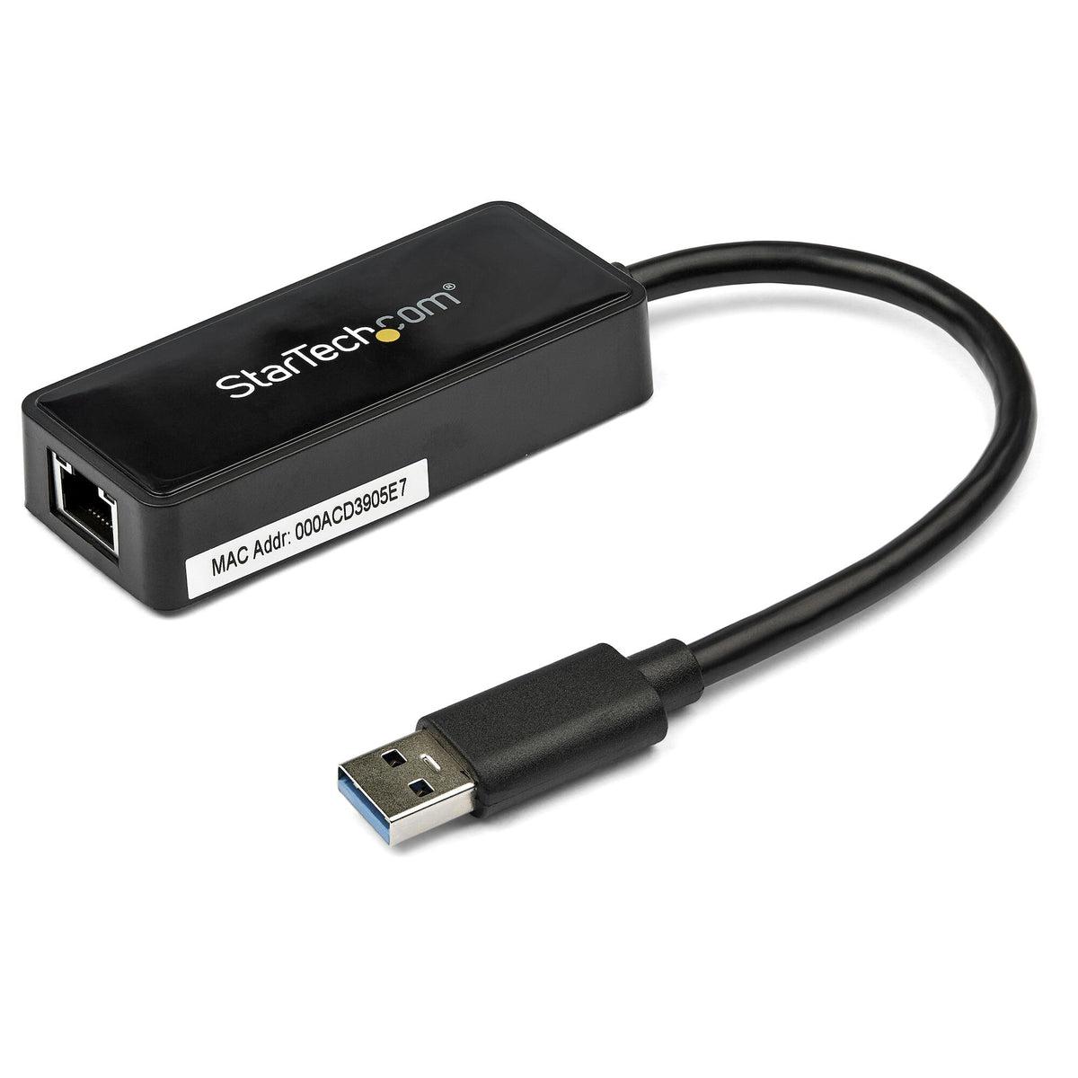 StarTech.com USB 3.0 Ethernet Adapter, USB 3.0 Network Adapter NIC with USB Port, USB to RJ45, USB Passthrough