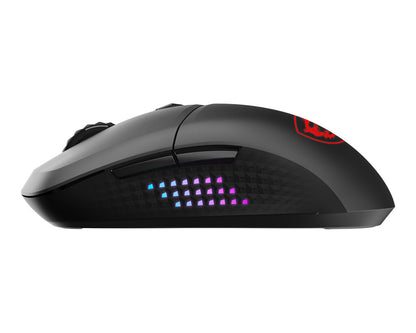 MSI VERSA 300 ELITE WIRELESS datormöss Spela högerhand RF Wireless + Bluetooth + USB Type-C Optisk 26000 DPI