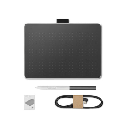 Wacom Intuos One Small ritplattor Grå, Vit 152 x 95 mm USB/Bluetooth