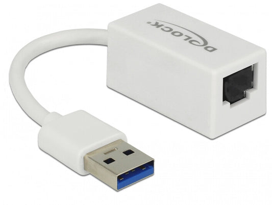 DeLOCK 65905 dockningsstationer för bärbara datorer USB Type-A Vit