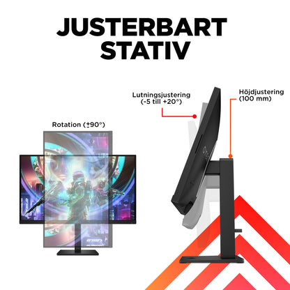 OMEN by HP OMEN 27 tum QHD 240 Hz Gaming-skärm – OMEN 27qs OMEN 27 tum QHD 240 Hz Gaming-skärm – OMEN 27qs