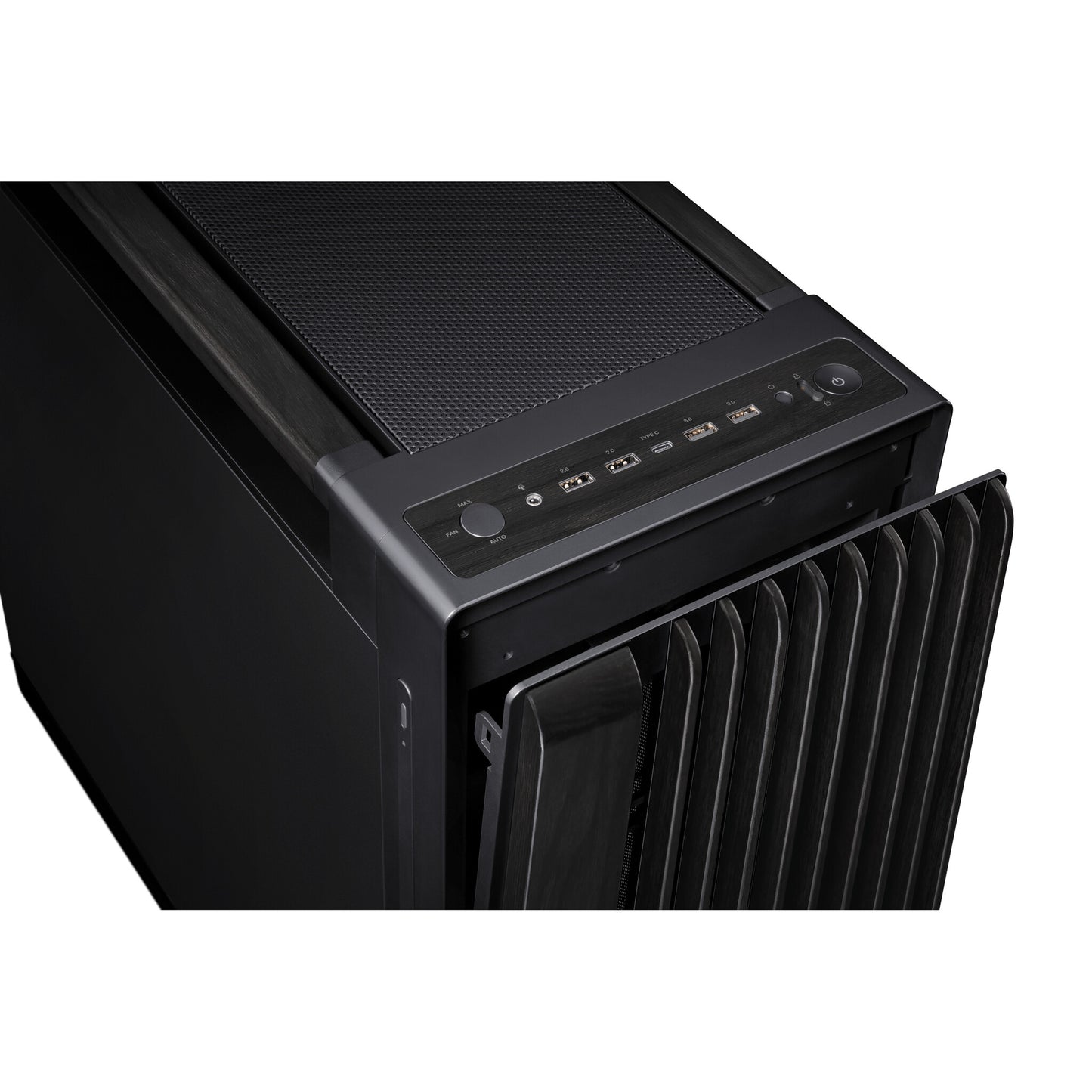 ASUS ProArt PA602 Wood Edition – Metal Panel Midi Tower Svart