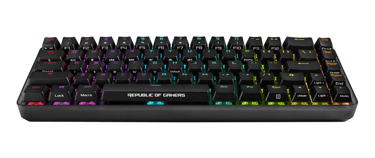 ASUS ROG Falchion tangentbord Spela Trådlös RF + USB AZERTY Fransk Svart