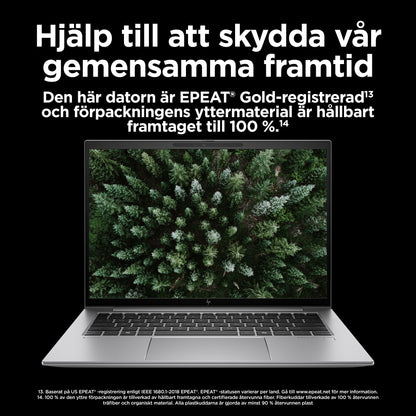 HP ZBook Firefly G11 Intel Core Ultra 7 155H Mobil arbetsstation 40,6 cm (16") Pekskärm WUXGA 32 GB DDR5-SDRAM 1 TB SSD Wi-Fi 6E (802.11ax) Windows 11 Pro AI PC Silver