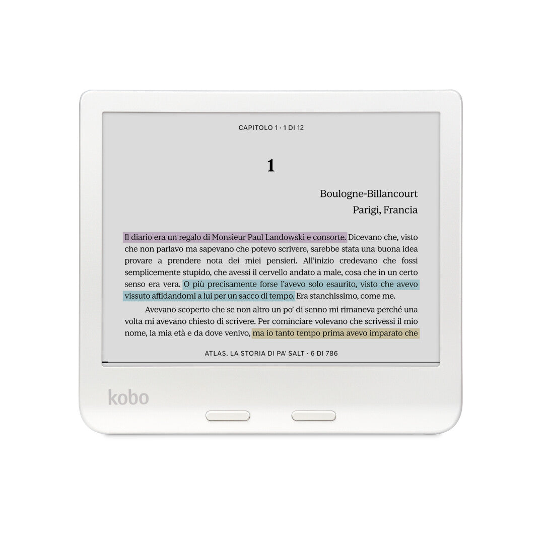 Rakuten Kobo Libra Colour e-bokläsare Pekskärm 32 GB Wi-Fi Vit