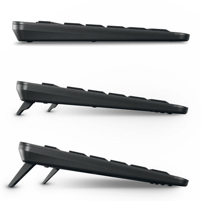 CHERRY Stream desktop ultimate tangentbord Mus inkluderad Hem / Kontor USB + RF Wireless + Bluetooth QWERTZ tyska Svart