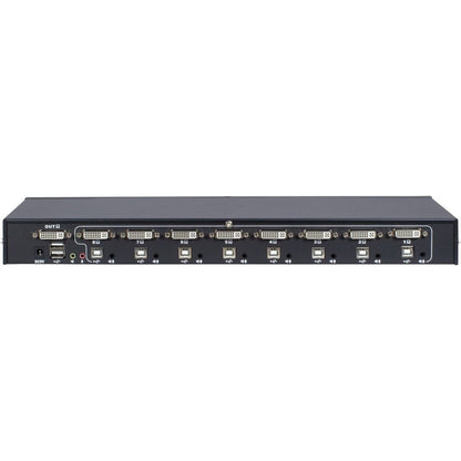Inter-Tech AS-9108DA KVM-switchar Rackmontering Svart