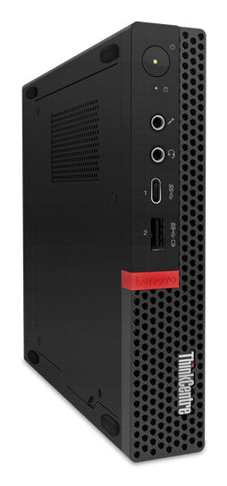 T1A Lenovo ThinkCentre M720q Refurbished Intel® Core™ i5 i5-9400T 8 GB DDR4-SDRAM 256 GB SSD Windows 10 Pro Mini PC Mini-PC Svart