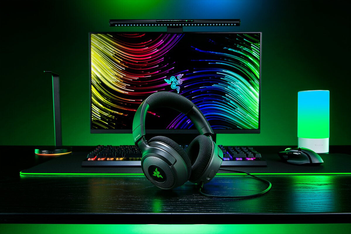 Razer Kraken V4 X Headset Kabel Huvudband Spela USB Type-C / USB Type-A Svart