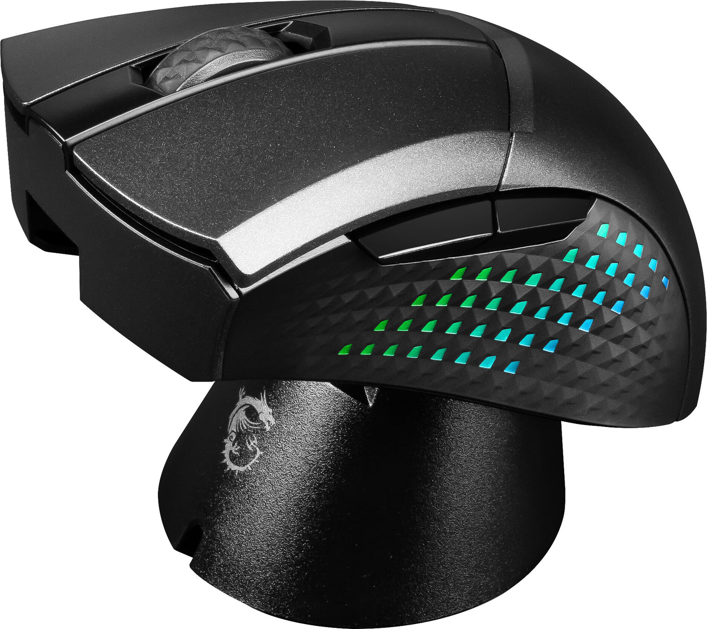 MSI CLUTCH GM51 LIGHTWEIGHT WIRELESS datormöss Spela högerhand RF Wireless + Bluetooth + USB Type-C Optisk 26000 DPI