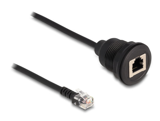 DeLOCK 87955 telefonkablar 0,3 m Svart