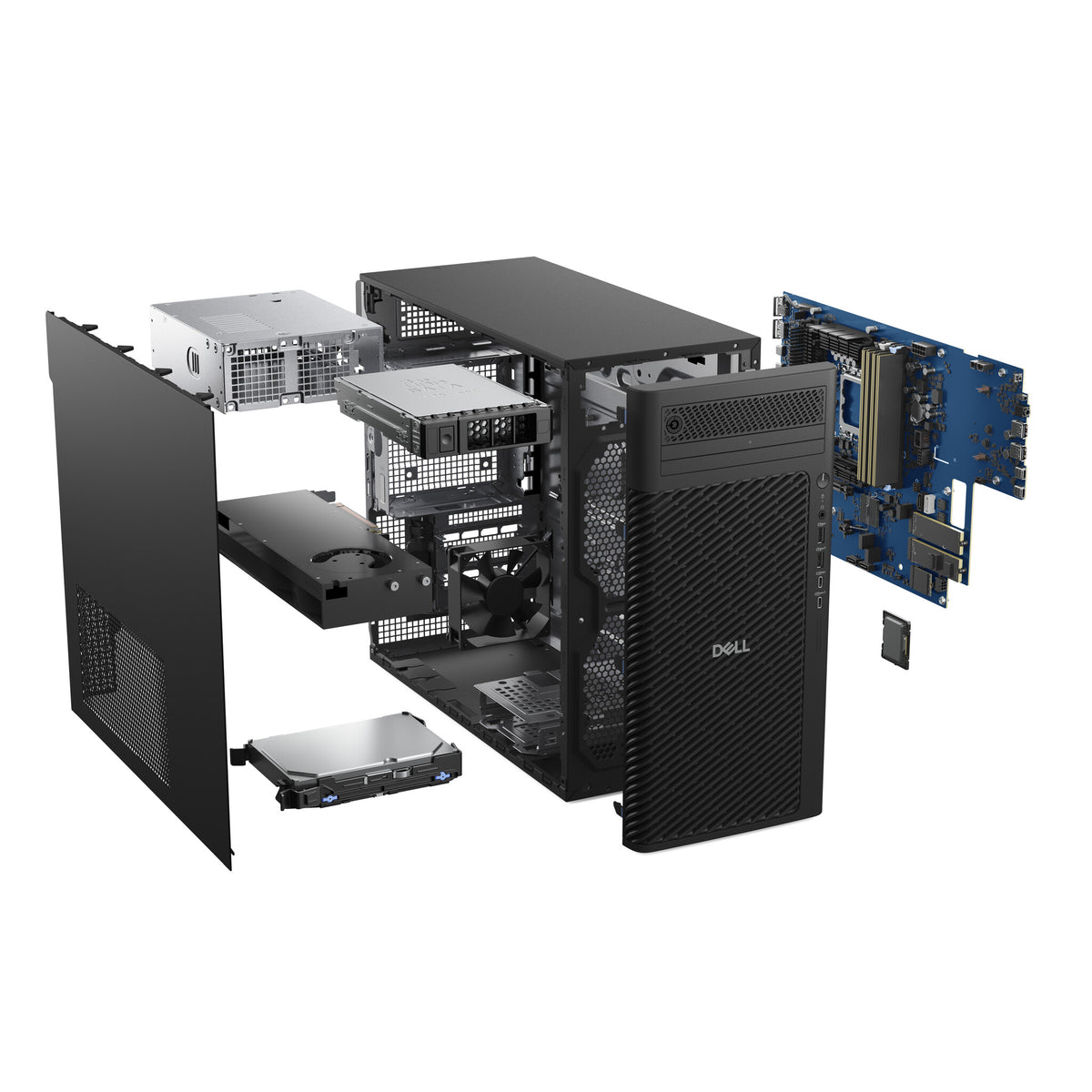 DELL Pro Max FCT2250 T2 Intel Core Ultra 7 265 16 GB DDR5-SDRAM 512 GB SSD Windows 11 Pro Tower PC Svart