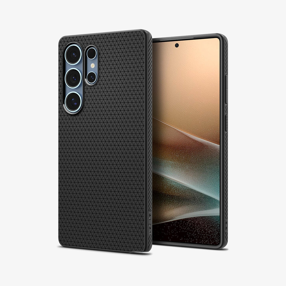 Spigen Liquid Air mobiltelefonfodral 17,5 cm (6.9") Omslag Svart