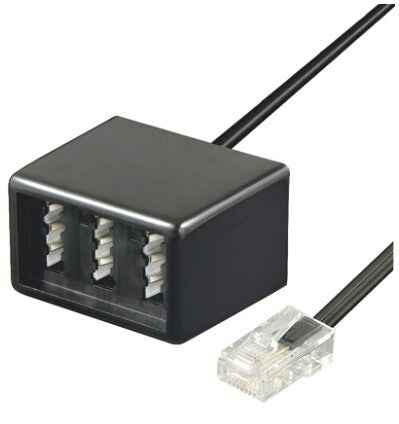 Goobay TEL ADAP RJ45 - TAE NFN Svart