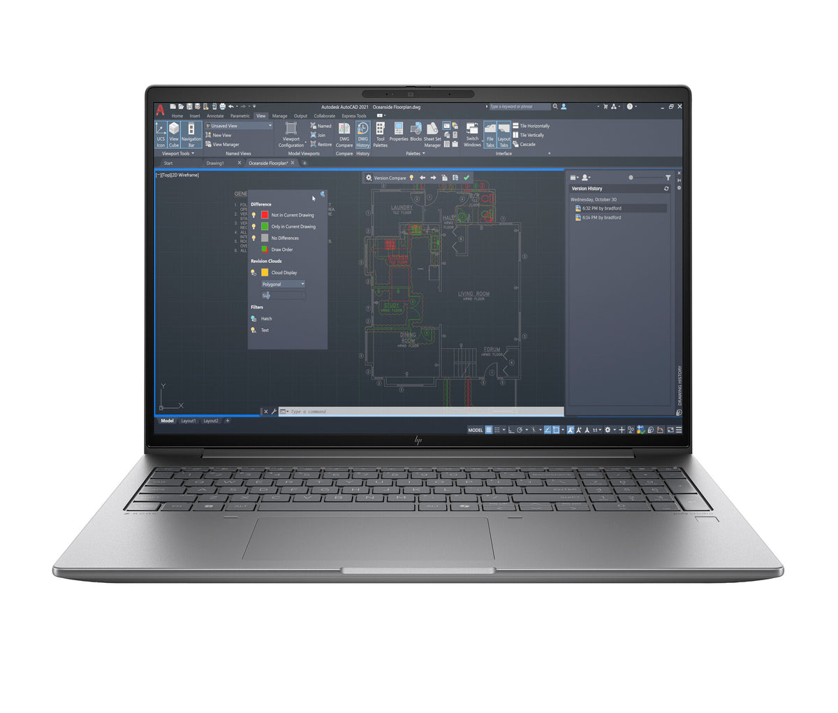 HP ZBook Power G11 A AMD Ryzen™ 9 8945HS Mobil arbetsstation 40,6 cm (16") WQXGA 32 GB DDR5-SDRAM 1 TB SSD NVIDIA RTX 3000 Ada Wi-Fi 6E (802.11ax) Windows 11 Pro AI PC Grå
