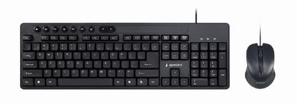 Gembird KBS-UM-04 tangentbord Mus inkluderad Universal USB QWERTY Engelska (USA) Svart