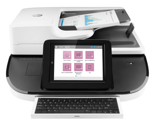 HP Digital Sender Flow 8500 fn2 Flatbädds- och ADF-scanner