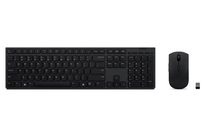 Lenovo 4X31K03940 tangentbord Mus inkluderad Trådlös RF + Bluetooth Dansk Svart