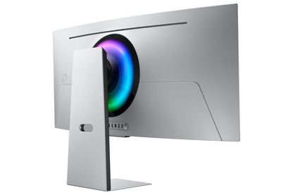 Samsung G85SD platta pc-skärmar 86,4 cm (34") 3440 x 1440 pixlar UltraWide Quad HD OLED Silver