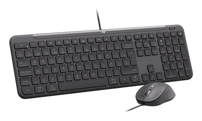 Logitech 920-013347 tangentbord Mus inkluderad Hem / Kontor USB QWERTY Nordic grafit