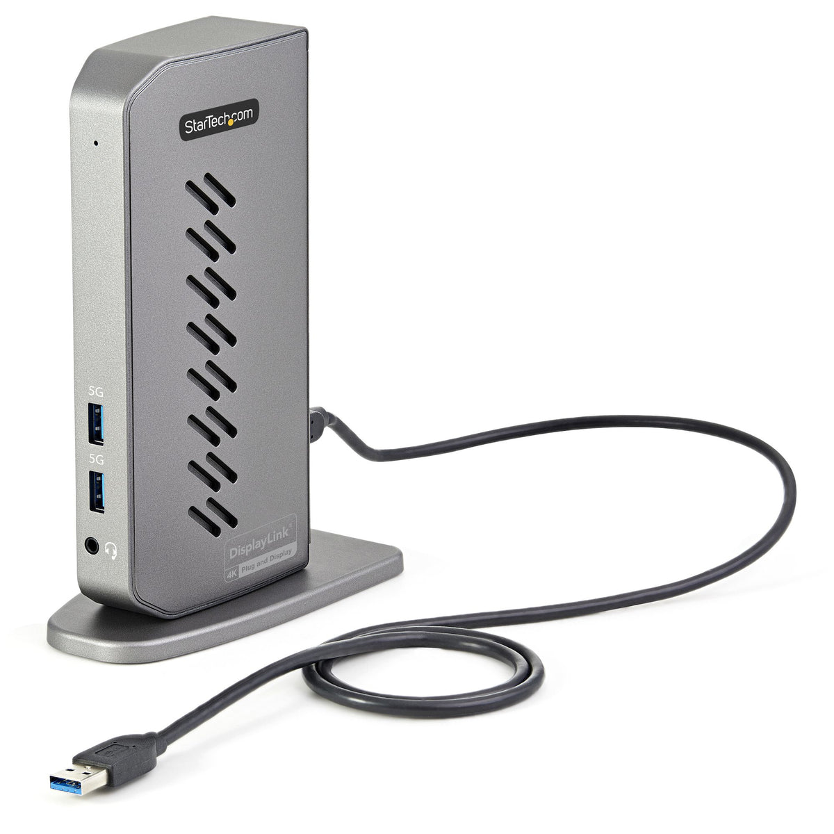 StarTech.com USB-C USB-A dockningsstation - Hybrid universell USB 3.0-dockningsstation för USB-C eller USB-A bärbar dator - Dubbla skärmar 4K 60 Hz HDMI/DisplayPort - 6x USB-A, GbE - USB 3.1 Gen 1 - Windows/Mac