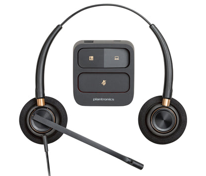 Poly EncorePro 520 Binaural Headset +Quick Disconnect