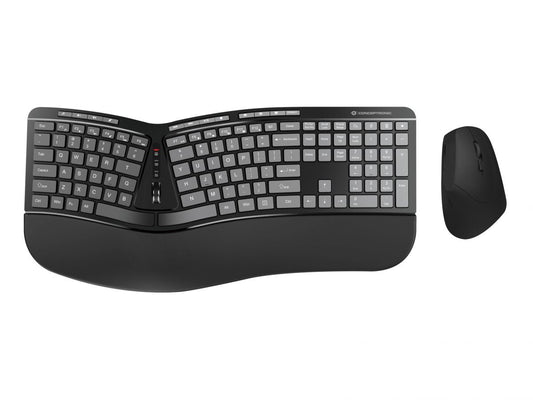 Conceptronic ORAZIO02US tangentbord Mus inkluderad Kontor RF Trådlös QWERTY Engelska (USA) Svart