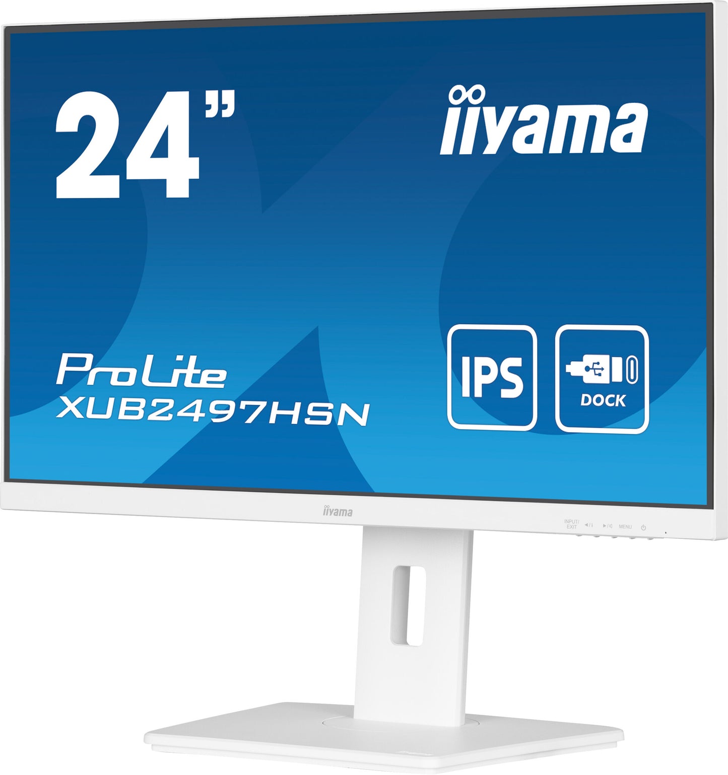 iiyama ProLite XUB2497HSN-W1 platta pc-skärmar 60,5 cm (23.8") 1920 x 1080 pixlar Full HD LED Vit