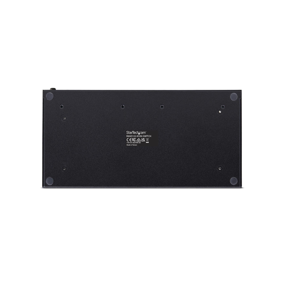 StarTech.com 8-portars DisplayPort KVM-switch med 1U-rackfästessats, 4K 60 Hz DP 1.2, tryckknapps- och snabbtangentväxling, 4-portars USB-hubb, OS-oberoende, TAA-kompatibel