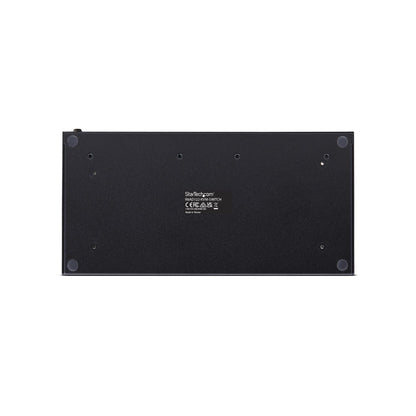 StarTech.com 8-portars DisplayPort KVM-switch med 1U-rackfästessats, 4K 60 Hz DP 1.2, tryckknapps- och snabbtangentväxling, 4-portars USB-hubb, OS-oberoende, TAA-kompatibel