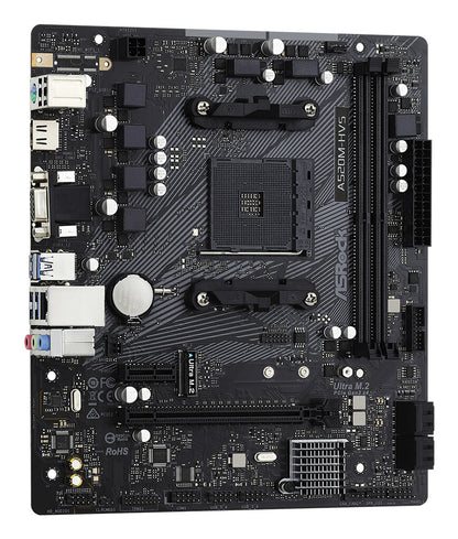 Asrock A520M-HVS AMD A520 Uttag AM4 micro ATX
