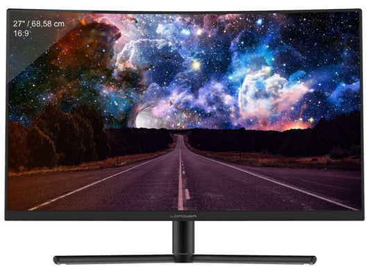 LC-Power LC-M27-FHD-240-C platta pc-skärmar 68,6 cm (27") 1920 x 1080 pixlar Full HD Svart