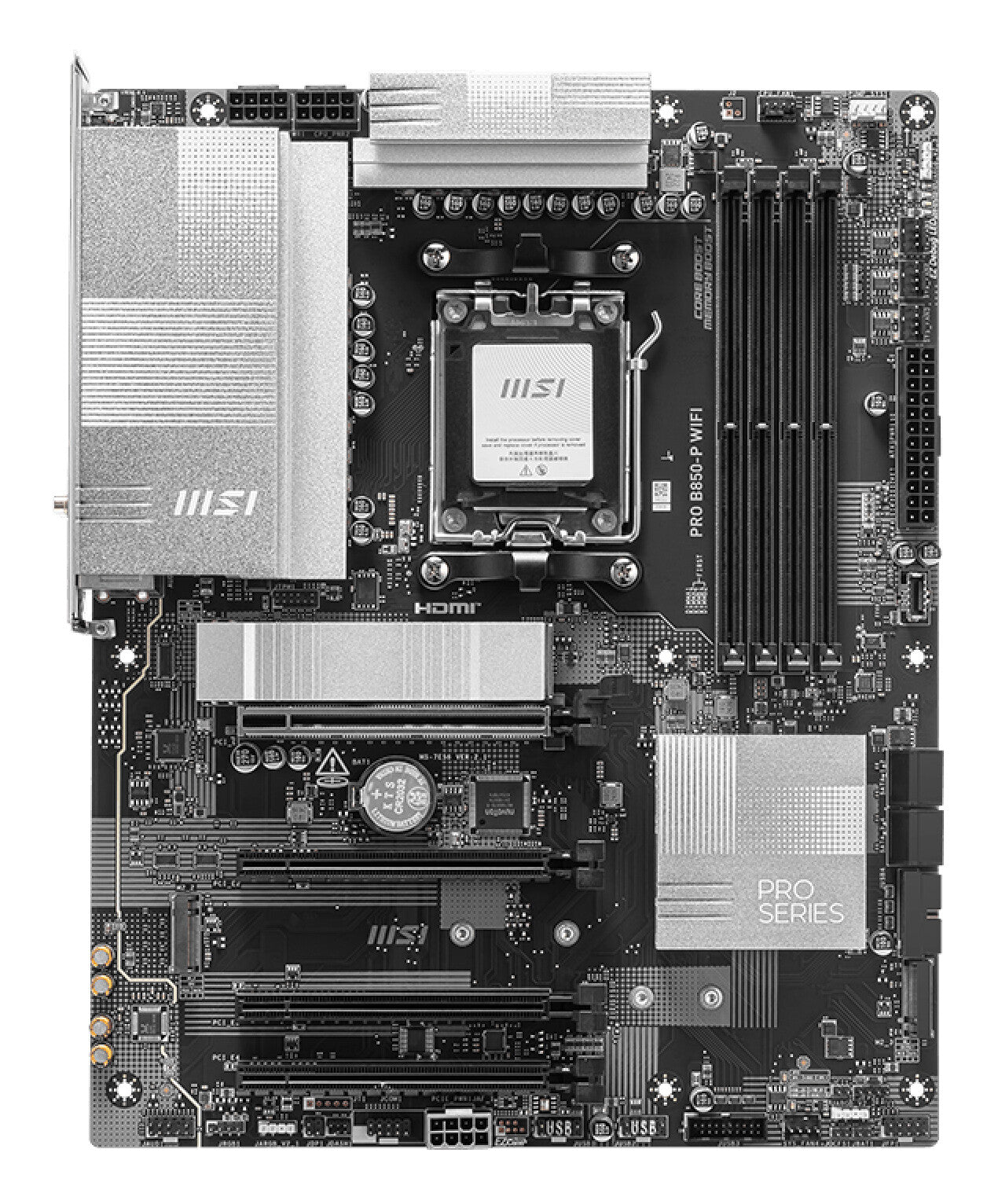 MSI PRO B850-P WIFI moderkort AMD B850 AM5-sockel ATX