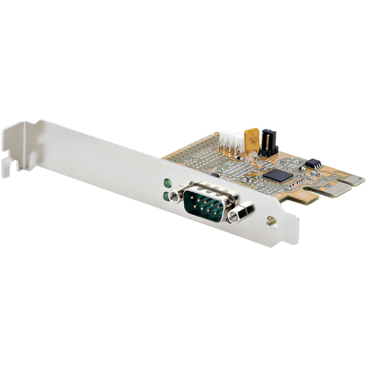 StarTech.com PCI Express Seriellt kort, PCIe till RS232 (DB9) seriellt gränssnittskort, PC seriellt kort med 16C1050 UART, standard- eller lågprofilfästen, COM-retention, Windows och Linux