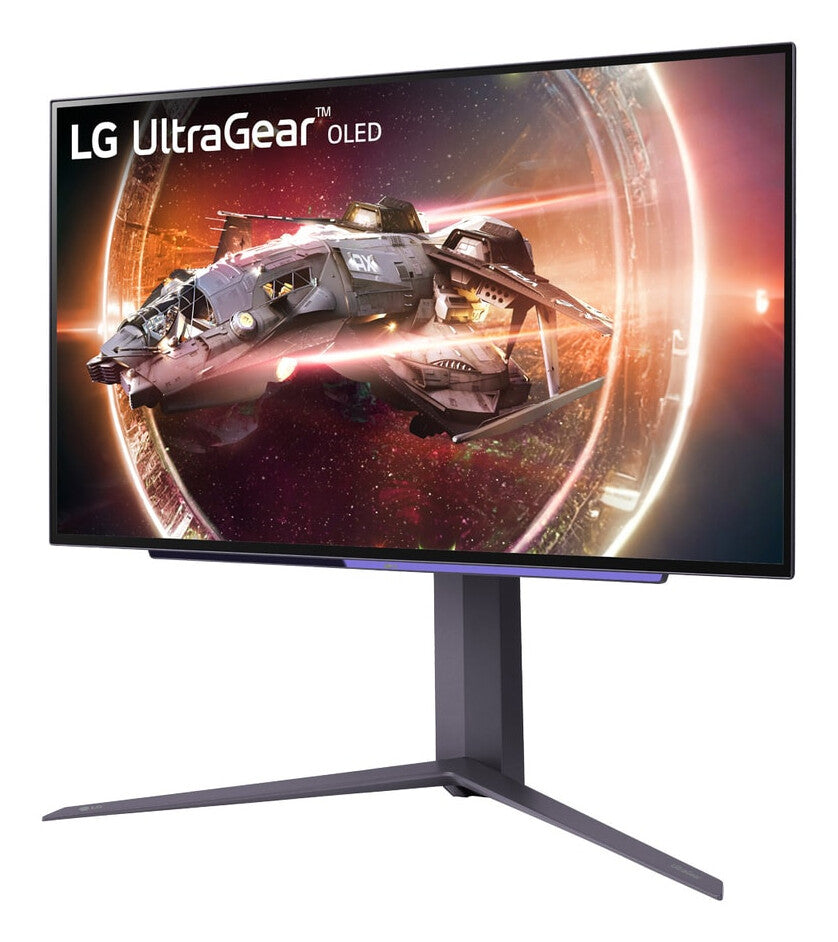 LG 27GS95QX-B platta pc-skärmar 67,3 cm (26.5") 2560 x 1440 pixlar Quad HD OLED Svart