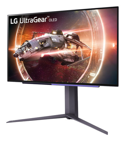 LG 27GS95QX-B platta pc-skärmar 67,3 cm (26.5") 2560 x 1440 pixlar Quad HD OLED Svart