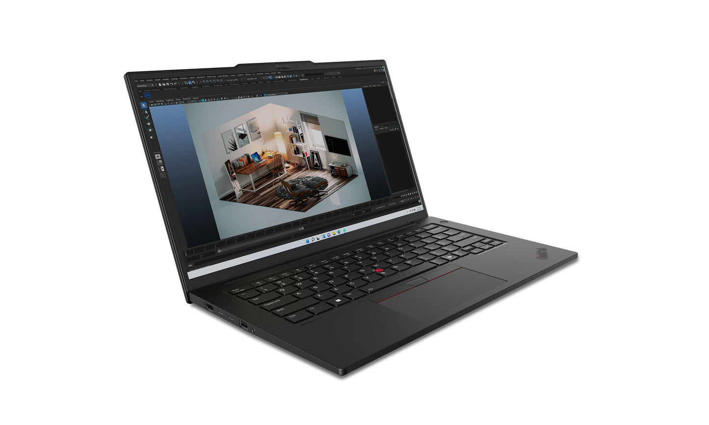 Lenovo ThinkPad P14s Gen 5 (Intel) Intel Core Ultra 5 125H Bärbar dator 36,8 cm (14.5") WUXGA 32 GB DDR5-SDRAM 1 TB SSD Wi-Fi 6E (802.11ax) Windows 11 Pro Nordic Svart